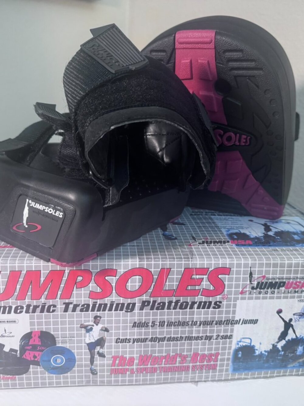 Jump Soles Plyometric Training Platforms Compete Kit Box Manual Jump Training - Picture 2 of 11